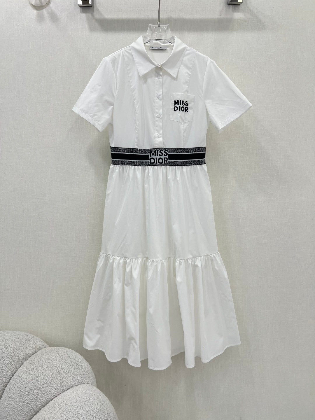 25ss new elegant short-sleeved dress