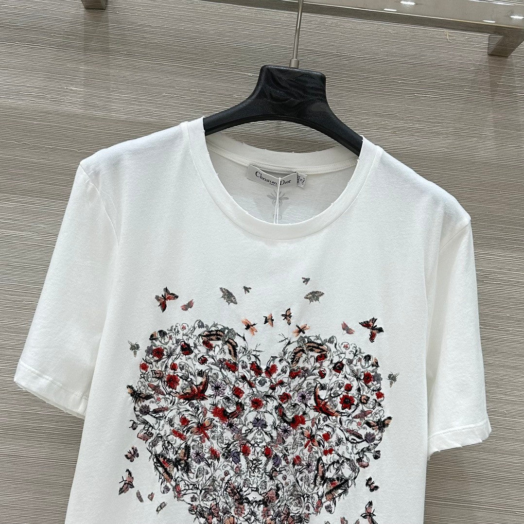 Round neck simple fashion T-shirt