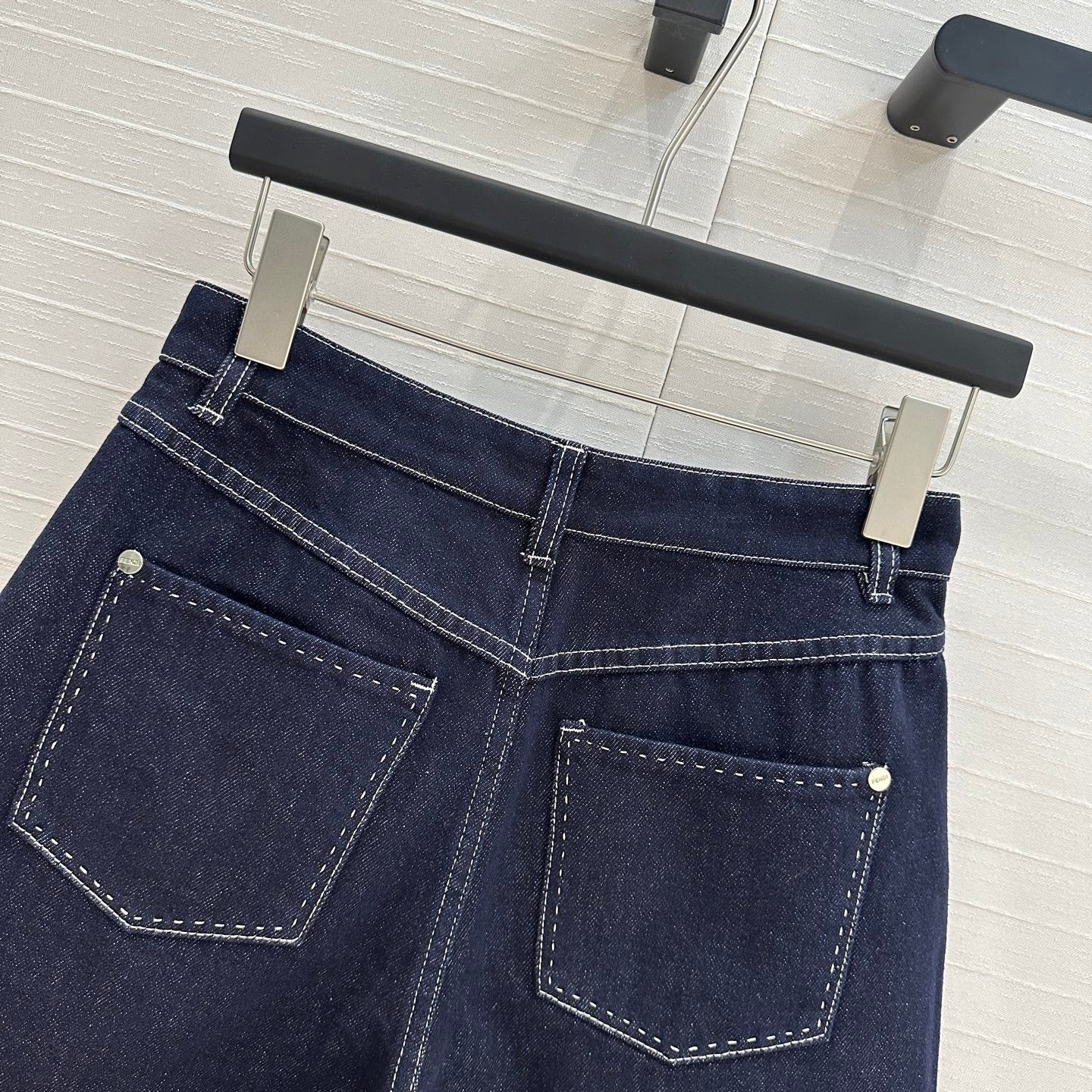 25 years new original blue denim shorts