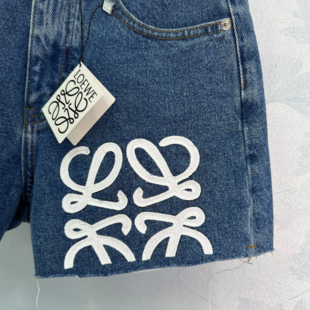 24ss fashion denim shorts