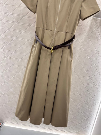 25ss new casual belt work dress