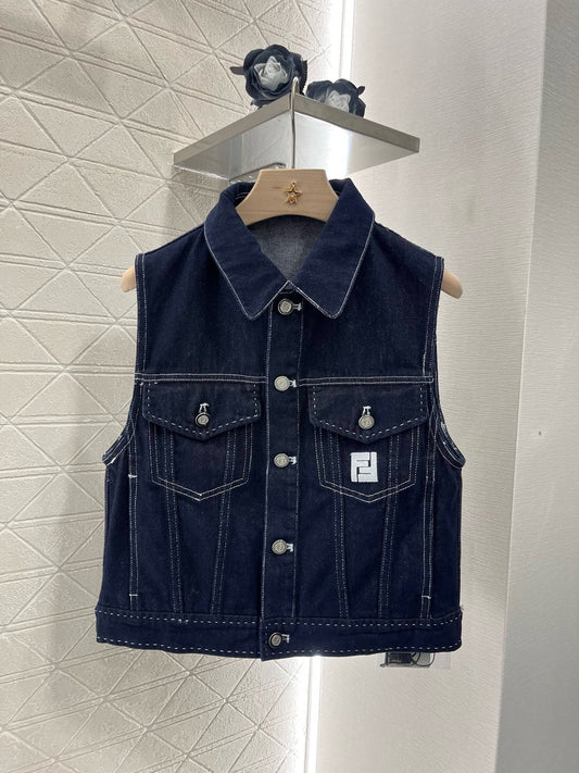 25ss new fashion denim vest