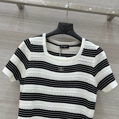 25ss Resort Series New Striped T-shirt