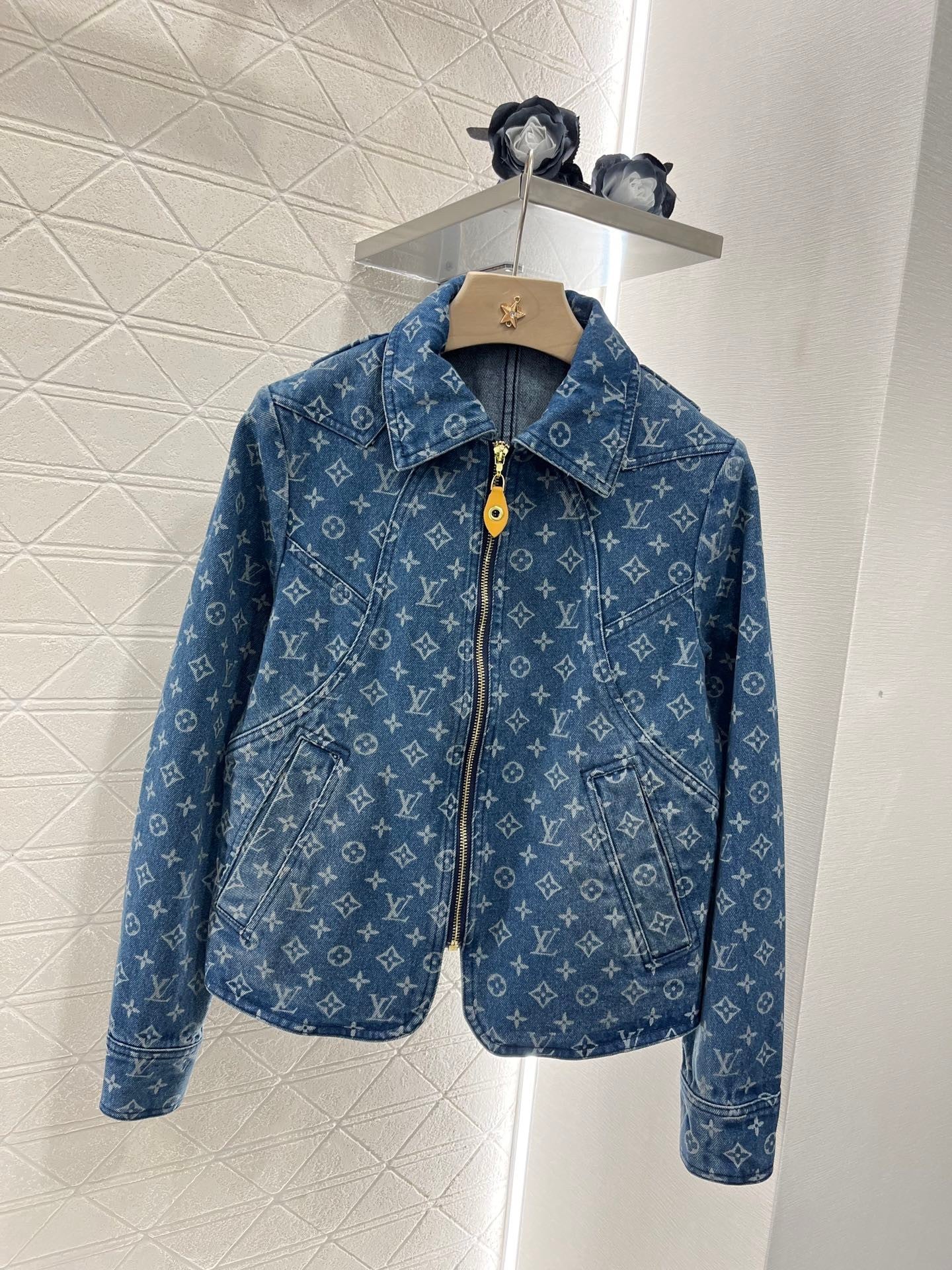 25ss early spring new print denim jacket