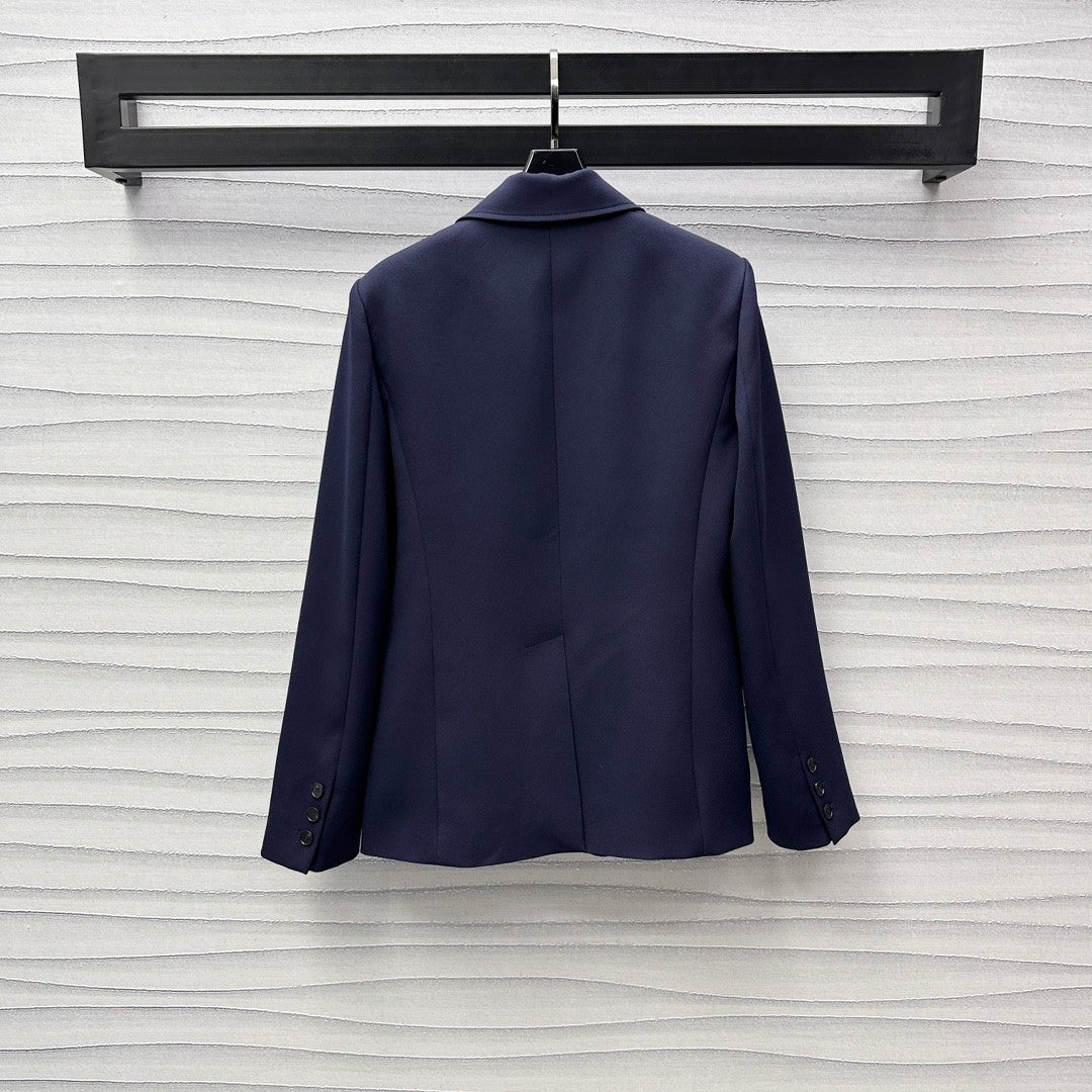 25ss new fashion lapel straight shoulder suit jacket