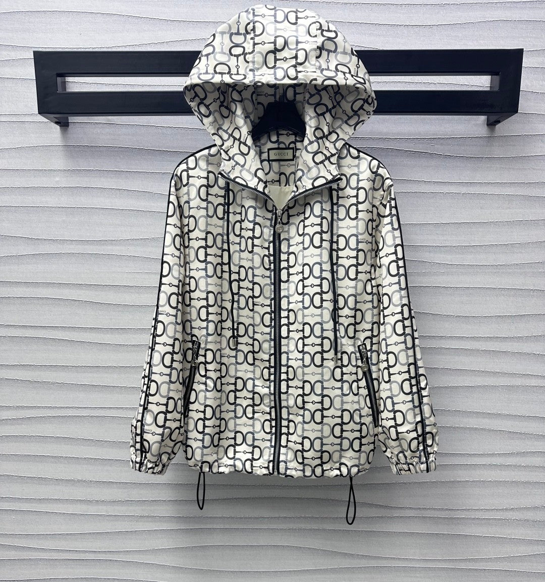 25ss new printed hooded jacket