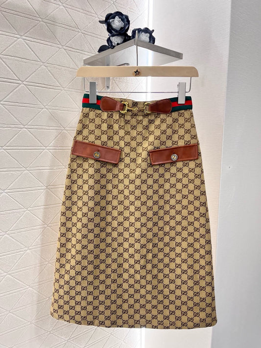 25ss new jacquard material fashion skirt