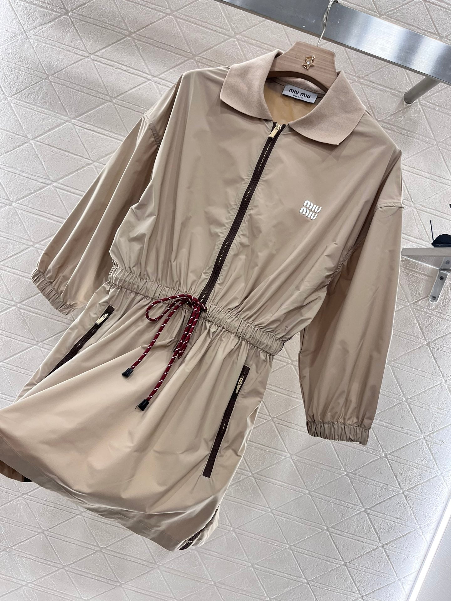 25ss new fashion waterproof and windproof nylon dress